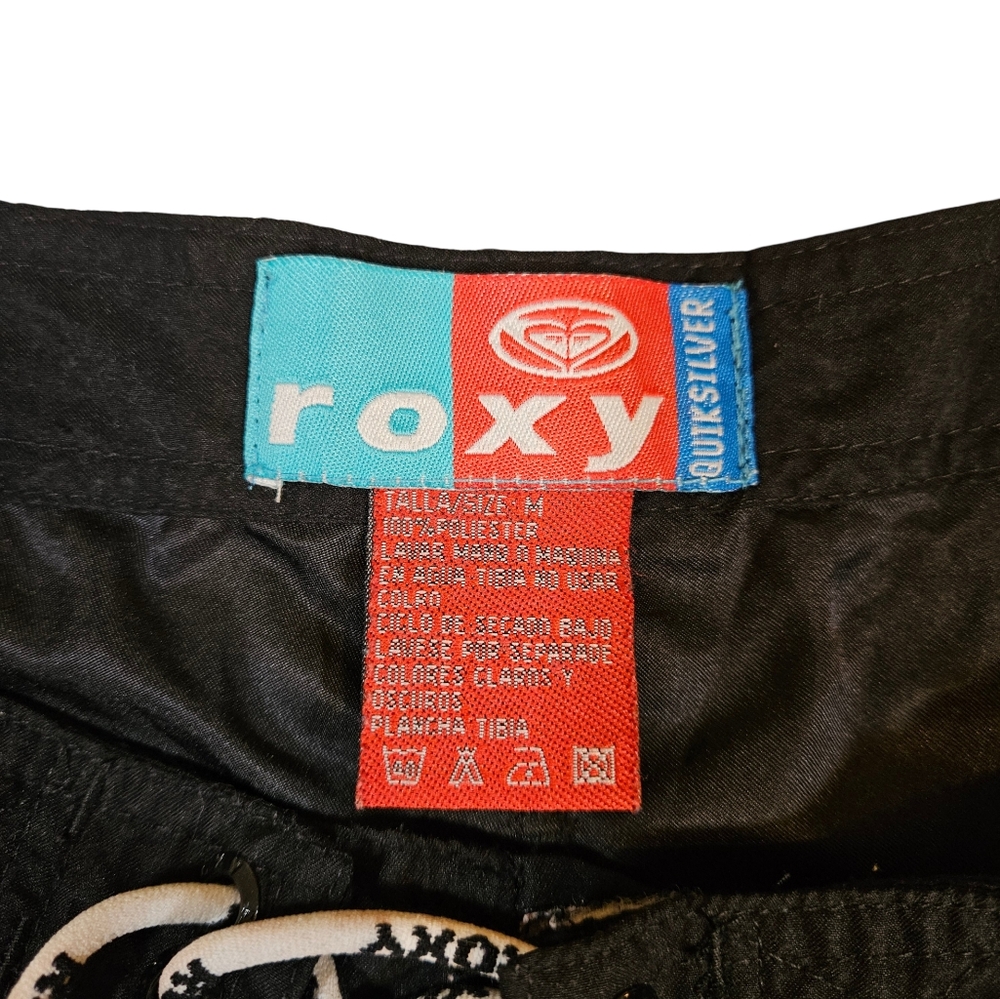 Vintage 90's Roxy Juniors Board Shorts, Black, Medium - Picture 4 of 12